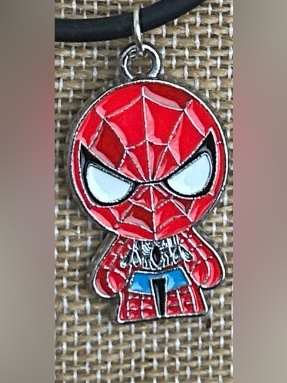 Red Spider Hero Kids Pendant Necklace